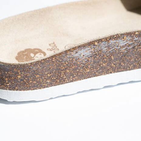Sandales anatomiques en liège pour femmes Jindra, beige - 2ème qualité