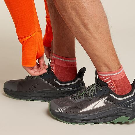Socken Merino Blend Run Ultralight Mini Icebreaker Jasper