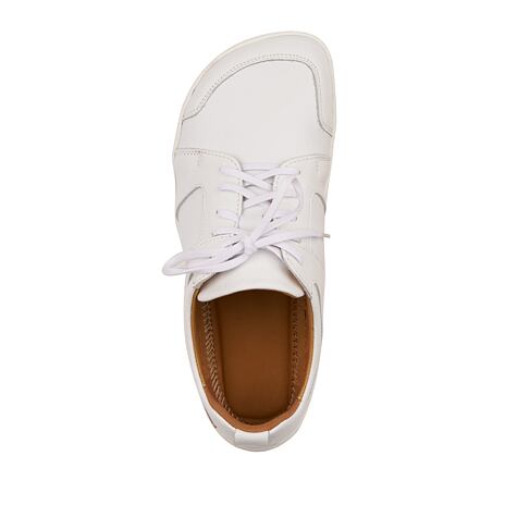 Barefoot kožené tenisky Saša bílá