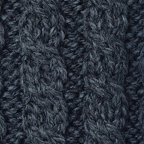 Wollen winter handwarmers Supersoft Merino, donkergrijs