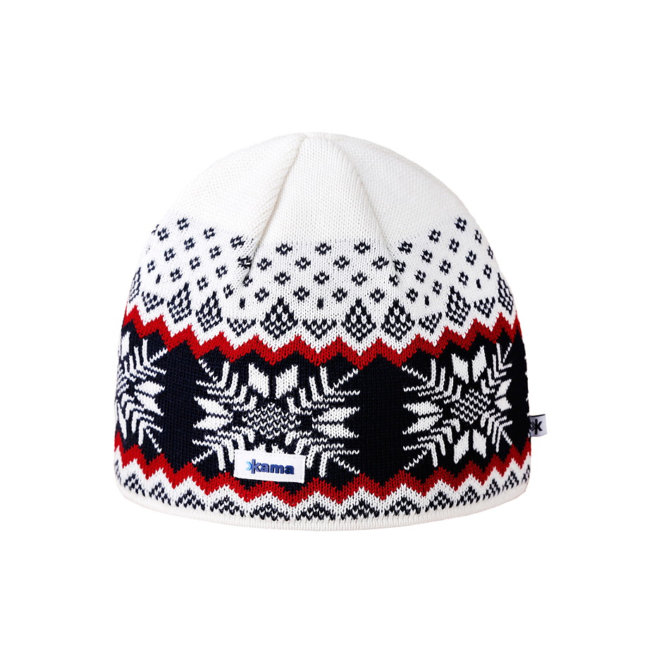 Strickmütze Merino Kama A137 dunkelblau