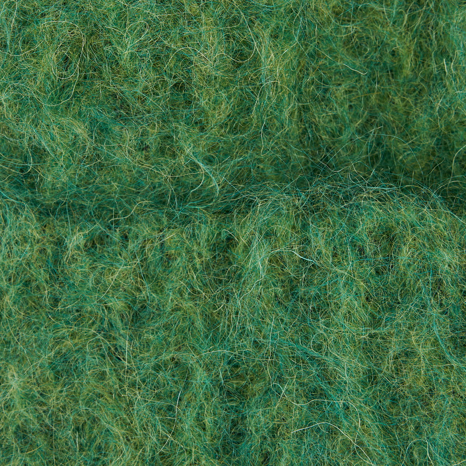 Vlněná čepice mohér a alpaka Abbe zelená