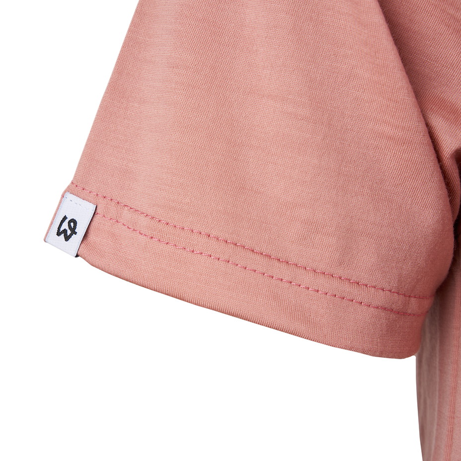 Dámské Merino tričko s krátkým rukávem Woolee růžová