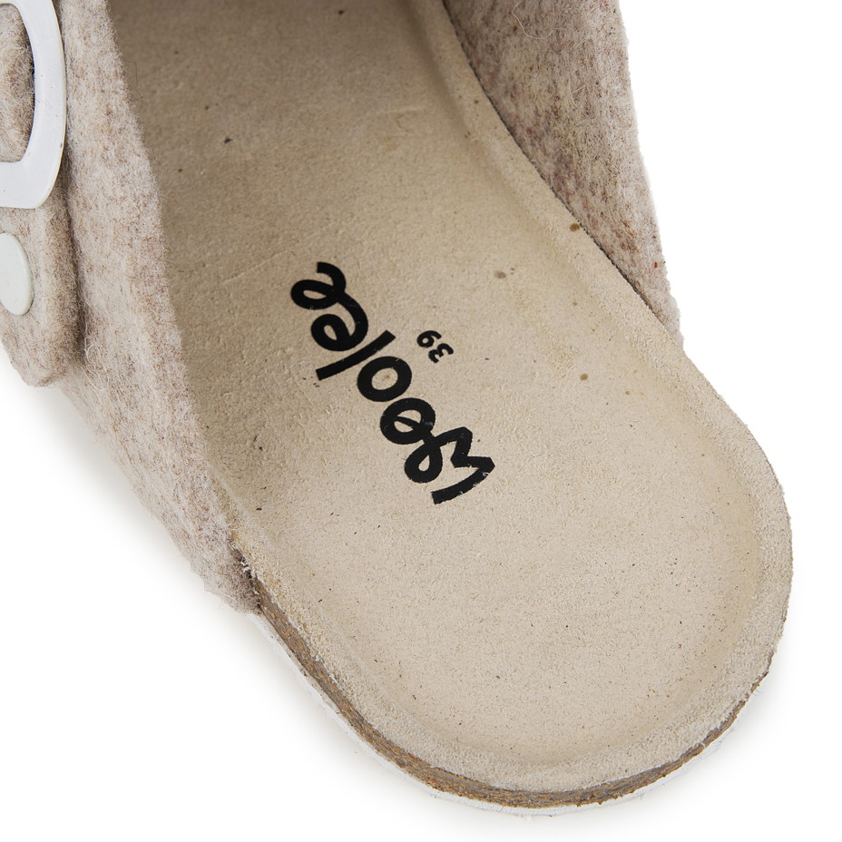 Dámské barefoot vlněné pantofle Michaela béžová