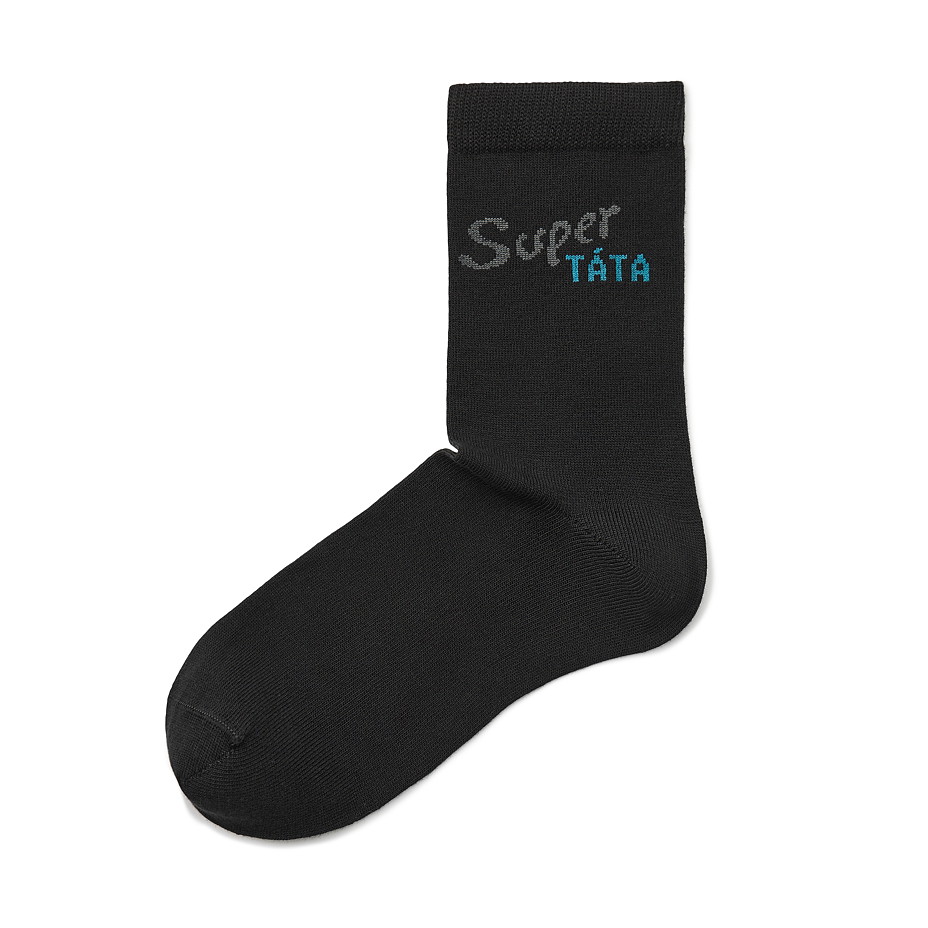 Dárkové bavlněné ponožky Super táta