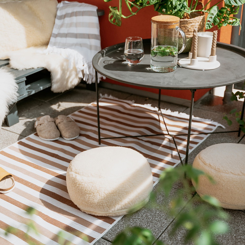 Meditációs párna birka gyapjúból