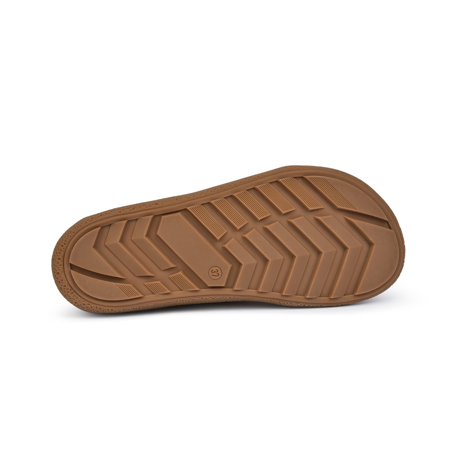 Dámské barefoot kožené zimní boty Iris hnědá