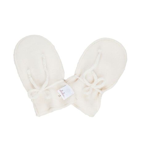 Newborn Mittens - White