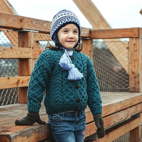 Kids’ Wool Sweater S15 Blue