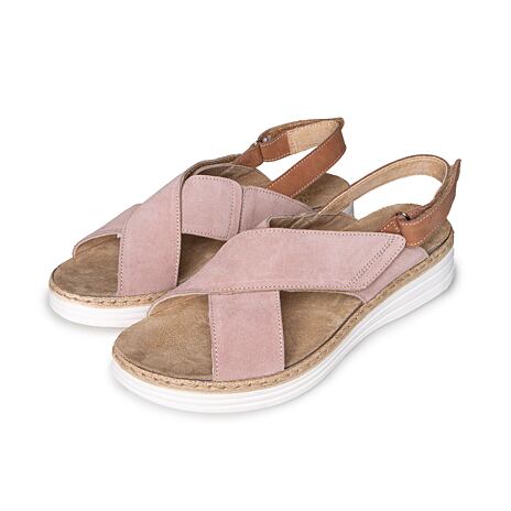 Women’s “Darina“ Leather Sandals Pink