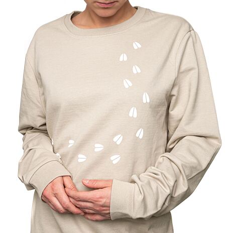 Sweatshirt aus Baumwolle Woolville beige