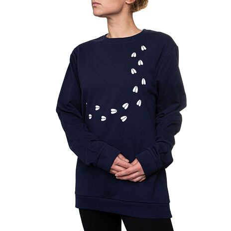 Sweat-shirt en coton Woolville blue foncé