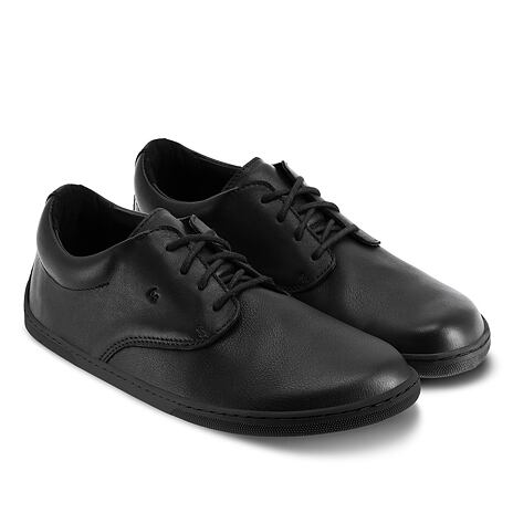 Cityscape Leather Barefoot Shoes Black