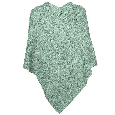 Vlnka Wool Poncho Turquoise