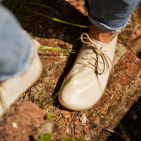  Dámska barefoot kožená obuv Olívia béžová