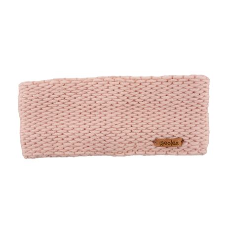 Bandeau en tricot Woolee C07 rose clair