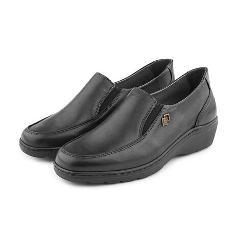 Women’s Kamila Leather Loafers Black