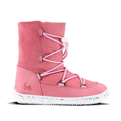 Kinder Be Lenka Snowfox barefoot sneeuwschoenen roze