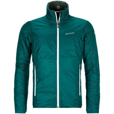 Men’s Ortovox Piz Boval Jacket Pacific Green