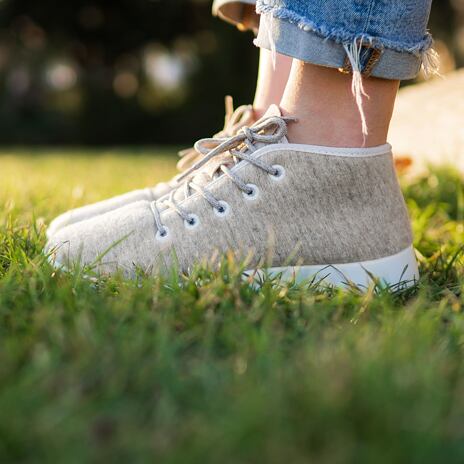 Wollsneaker knöchelhoch Woolee beige