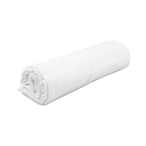 Serviette de bain en coton pour bébé, blanc