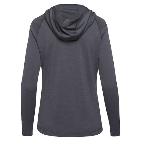 Damen-Kapuzenpullover MERINO AERO Thermowave grau