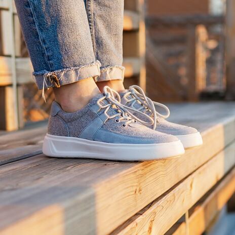 Stylische Wollsneaker von Woolee