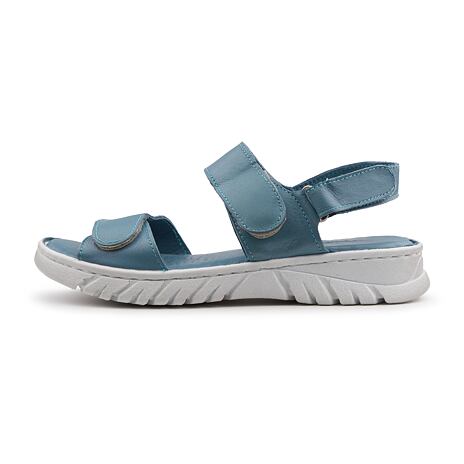 Sandales en cuir pour femme Victoria, bleu