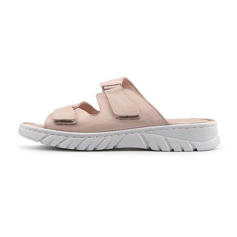 Women's leather slip-on shoes Pavlína beige