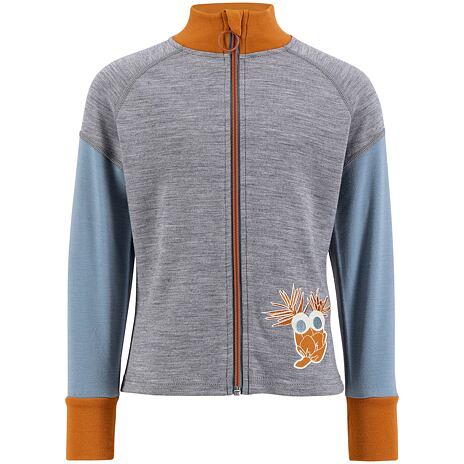 Sweat-shirt pour enfant en laine Piny Ulvang, gris