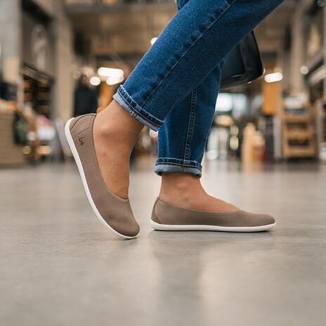 Barfußballerinas für Damen Be Lenka Delight beige