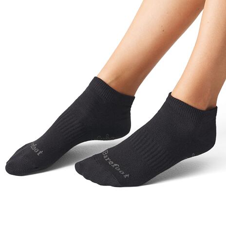 Chaussettes barefoot en coton noir noir