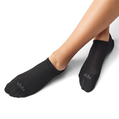 2 pairs of cotton low ankle socks black