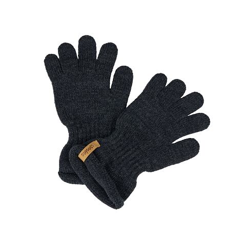 Children's Merino Wool Gloves Dark Gray