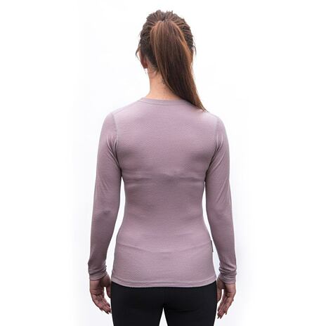 T-shirt fonctionnel en mérinos Sensor Double Face pour femmes, mauve