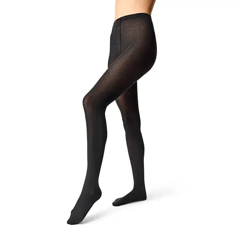 Merino Wool Stockings Woolee Black