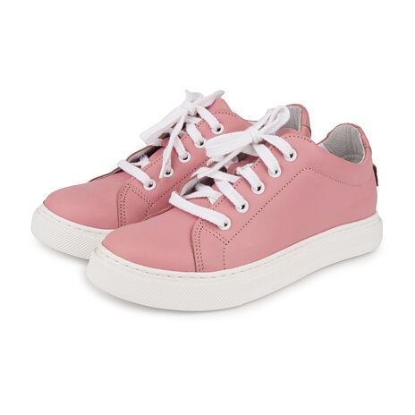 Sneakers ortopediche in pelle da donna Viola rosa