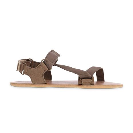 Barfußsandalen aus Leder Be Lenka Flexi oliv