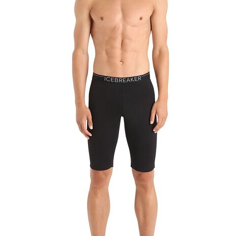Short pour hommes Merino 200 Oasis Hommes Icebreaker, Noir