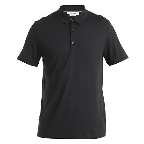 Pánské tričko Merino 150 Tech Lite SS Polo Icebreaker černá