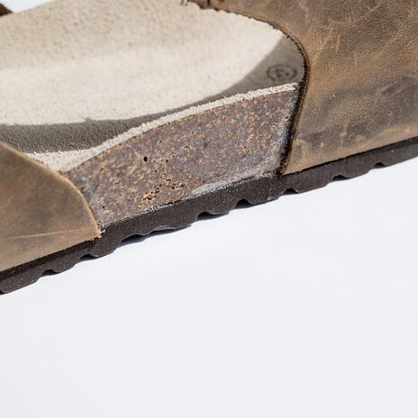 Sandales anatomiques en liège pour hommes Jindra, marron - 2ème qualité