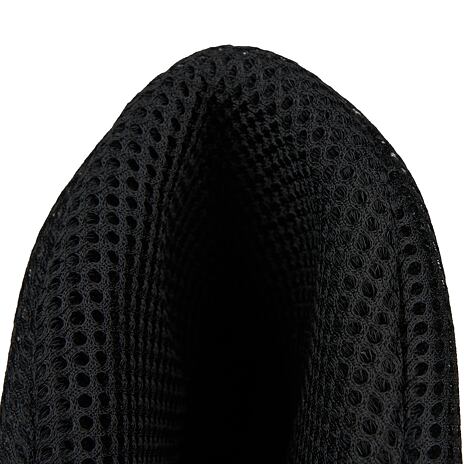 Gefütterte knöchelhohe Gummistiefel für Herren mit Woll-Innensohle schwarz