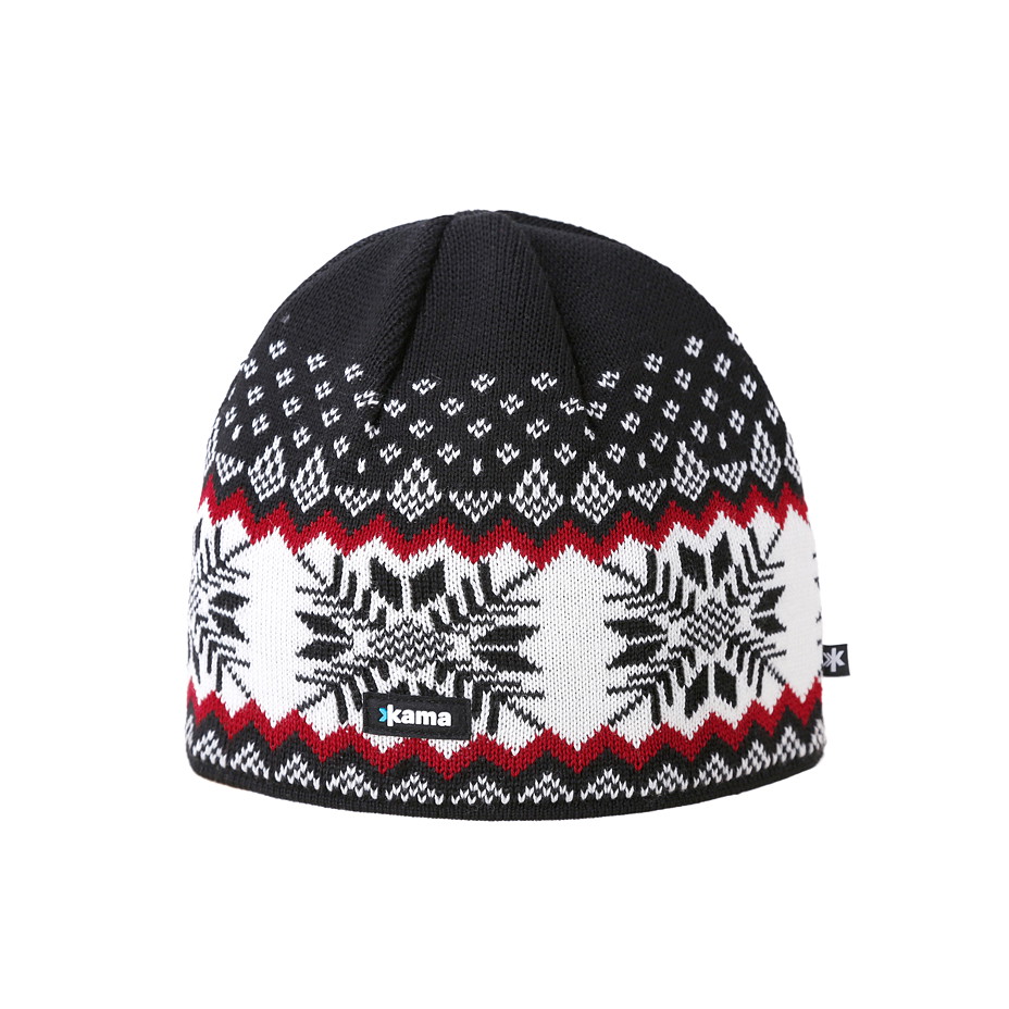 Strickmütze Merino Kama A137 dunkelblau