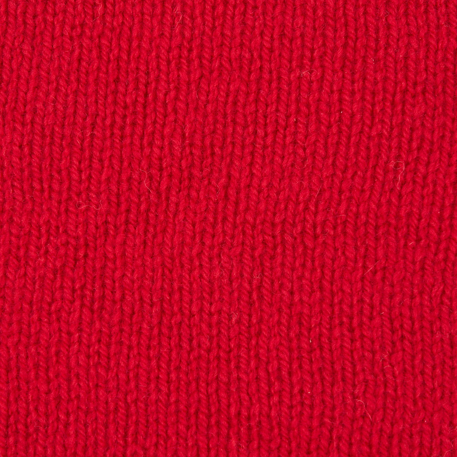 Kašmírový šátek s vlnou Merino červená