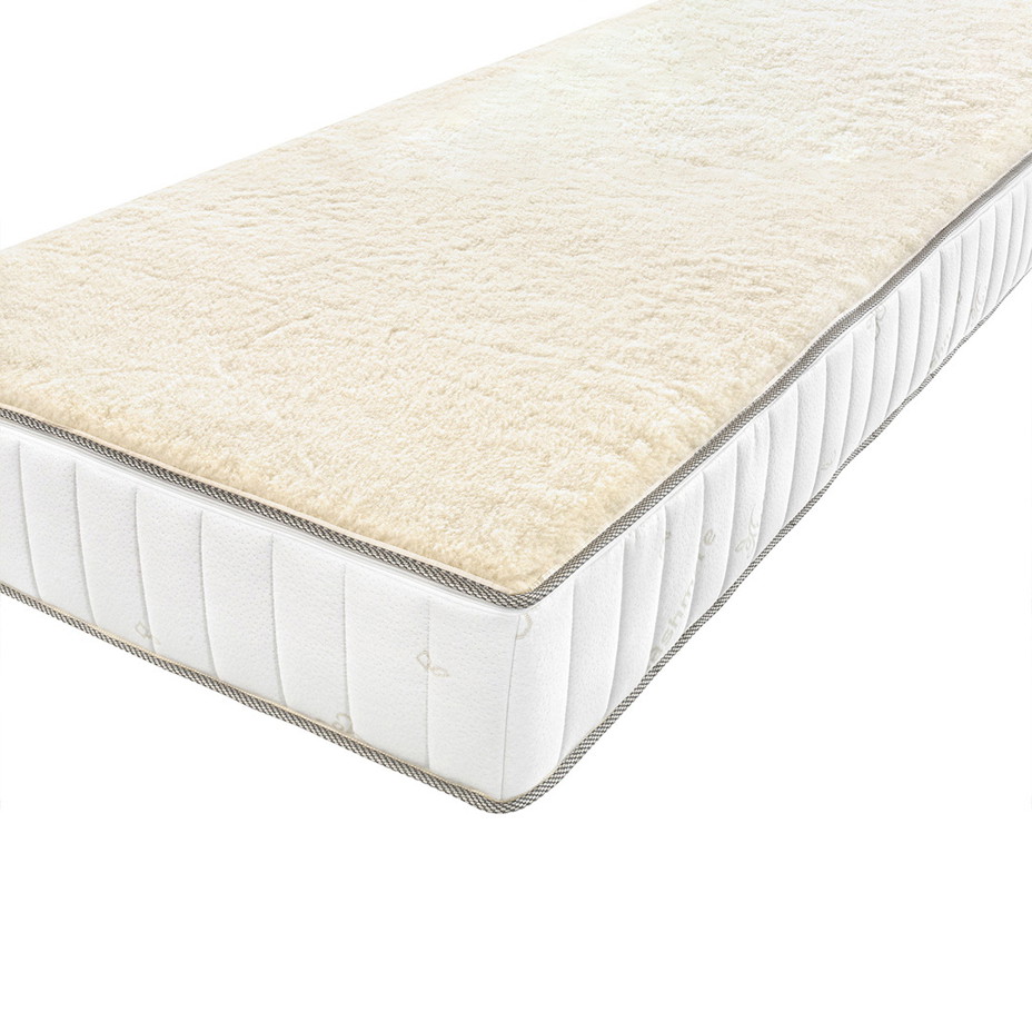 Oboustranná matrace s 3D profilací a ovčí vlnou