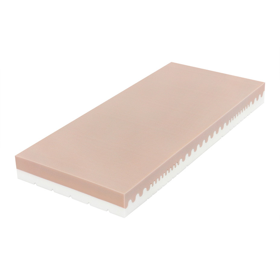 Oboustranná matrace z hybridní pěny s ovčí vlnou a chladivou stranou