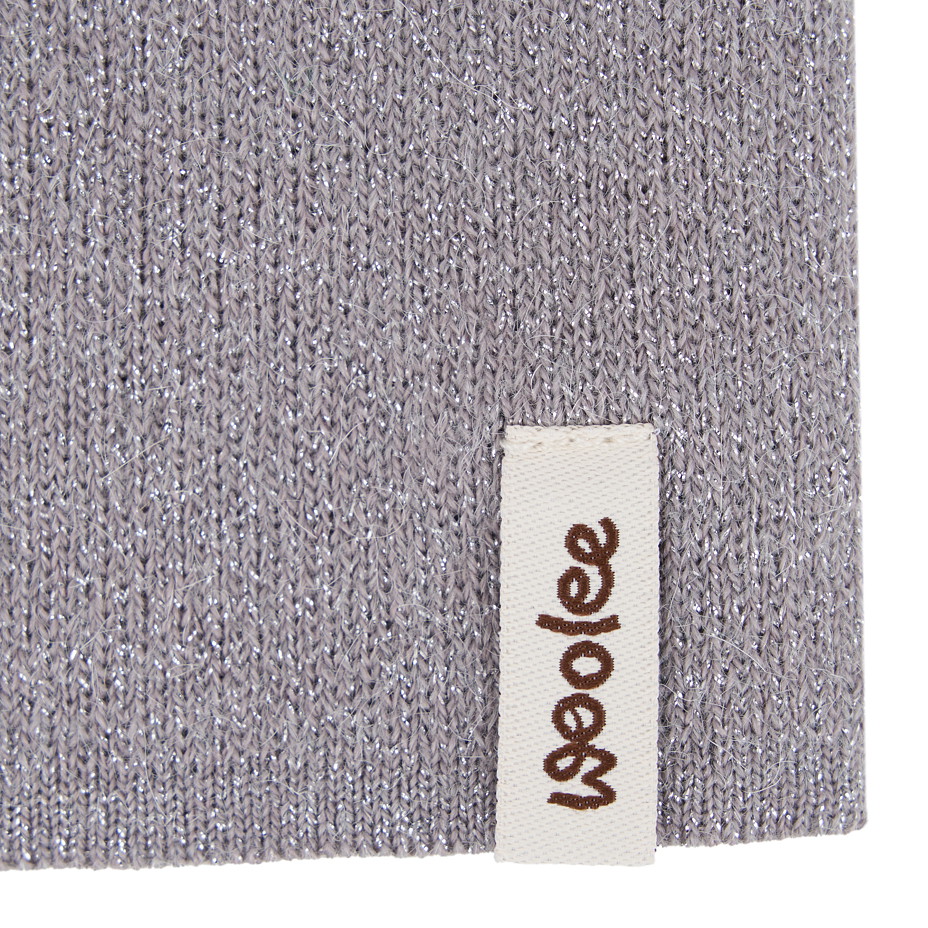 Vlněná čepice Merino s kašmírem šedá