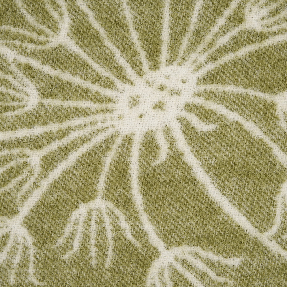 Vlněný Merino pléd s ovečkou zelená