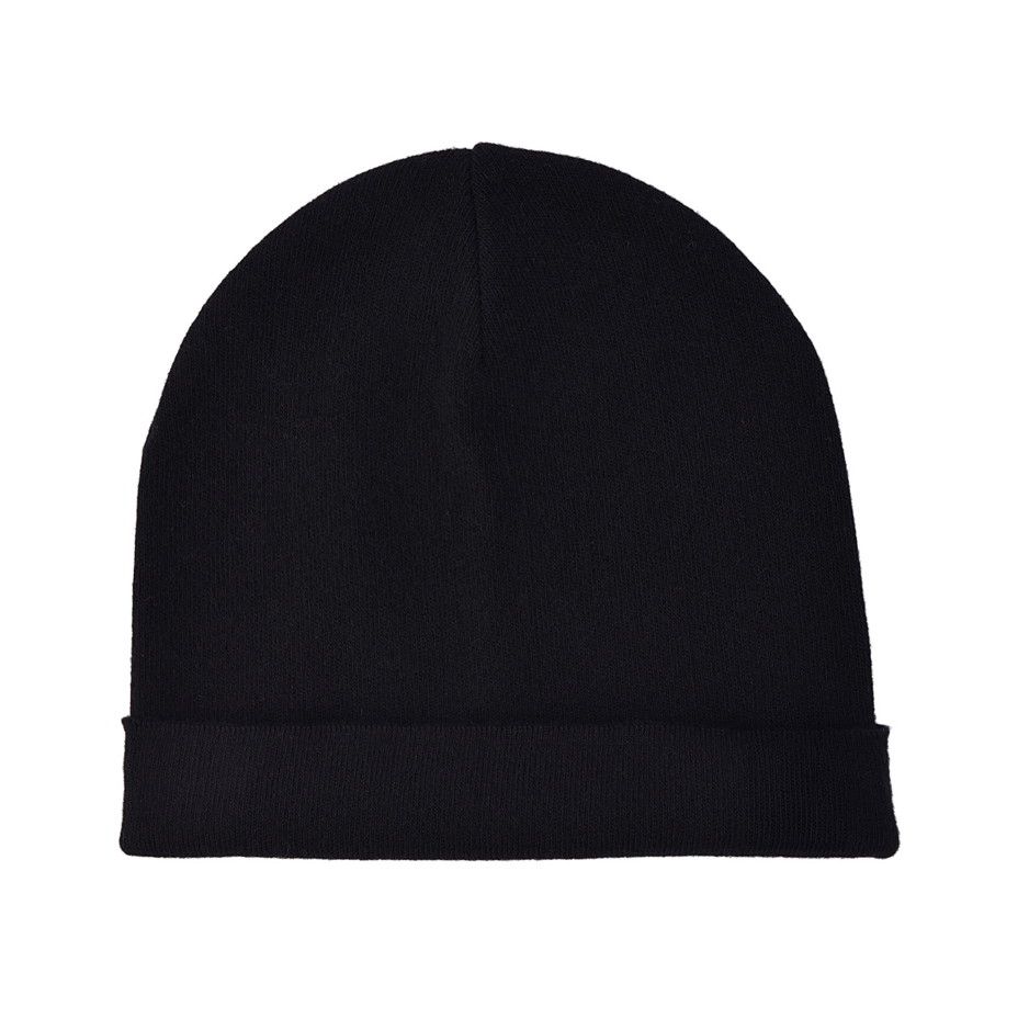 Vlněná čepice s vlnou Merino a kašmírem černá