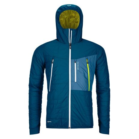 Anorak Piz Boe Jacket Ortovox Petrol Blue pour hommes